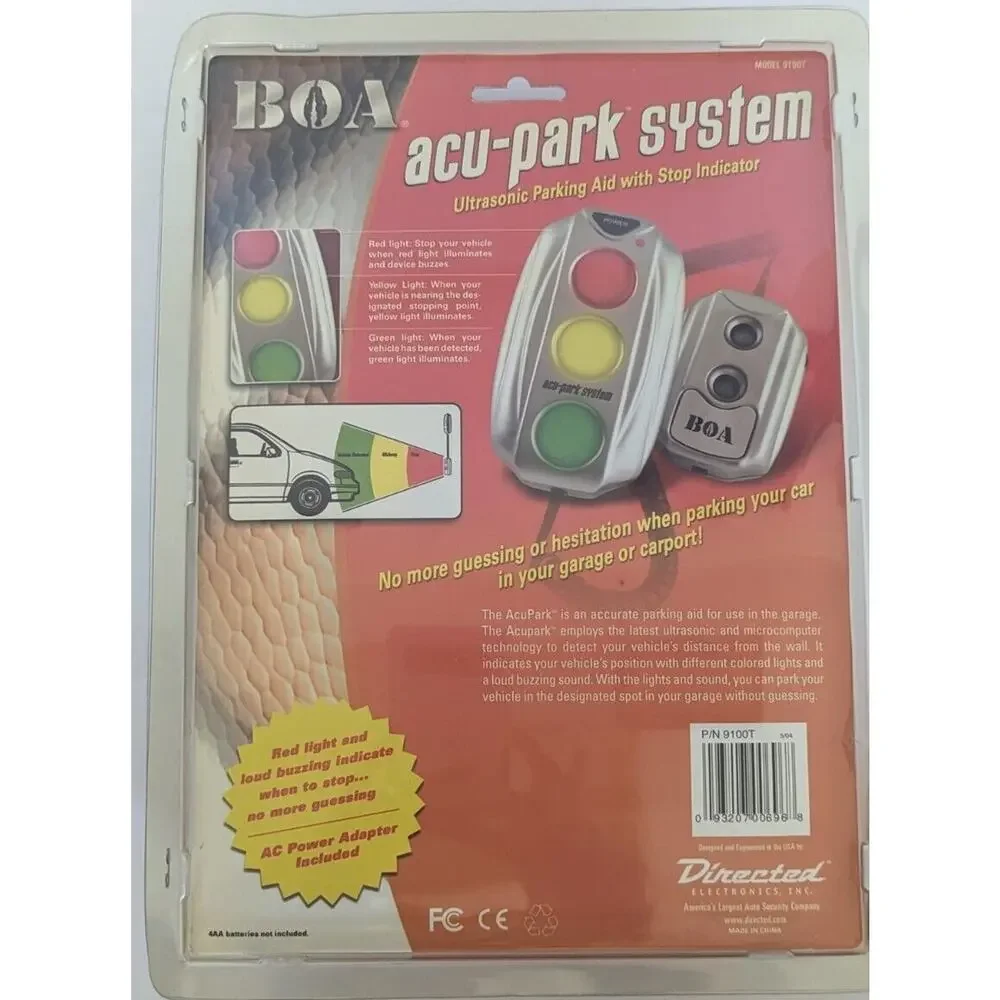 Directed Electronics BOA acu-park system Ultrasonic Parking Aid w Stop Indicator